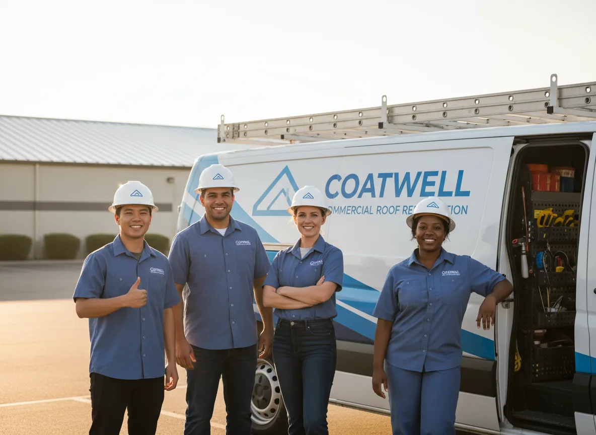 Commercial roof coating company in Highland, MI